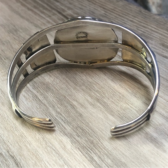 ❤️Red Spiny Oyster Sterling Cuff Bracelet - Picture 5 of 10